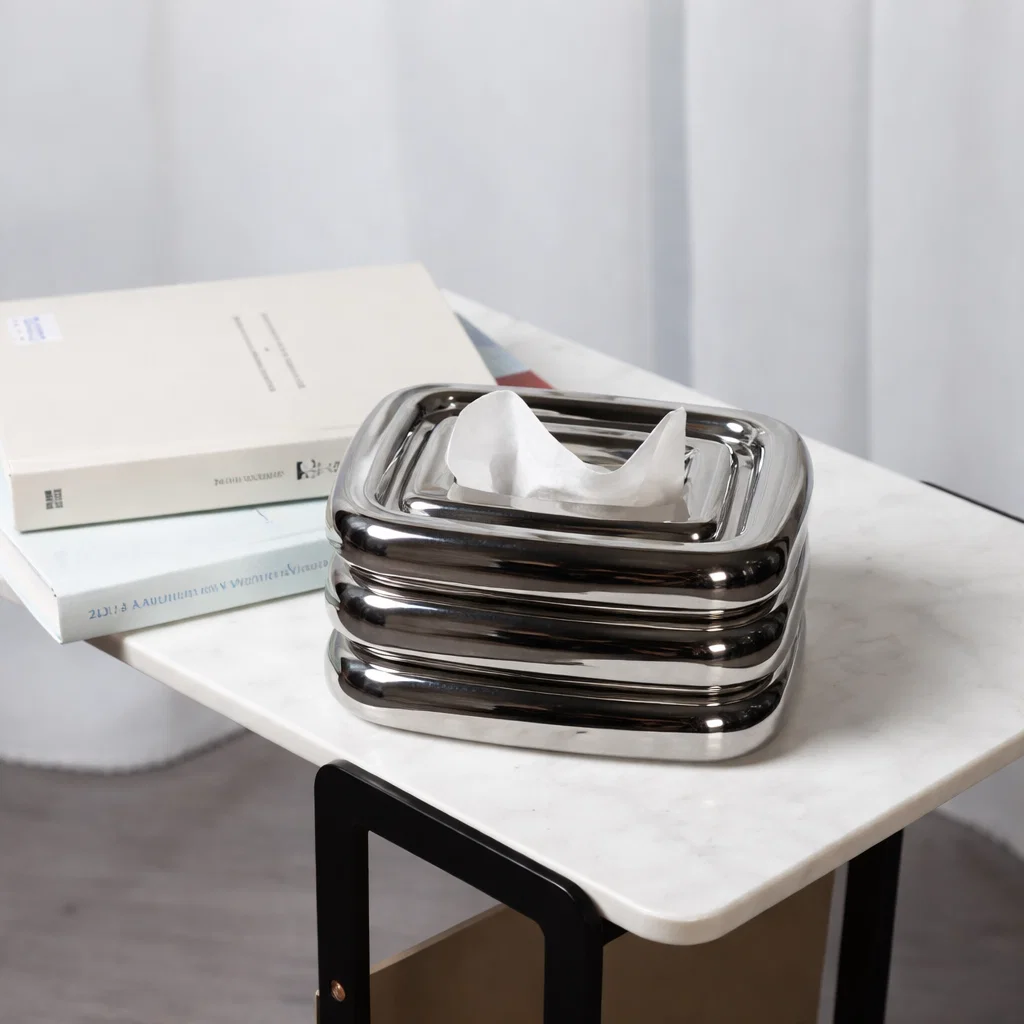 علبه مناديل فضي [ عبوة 24 ]