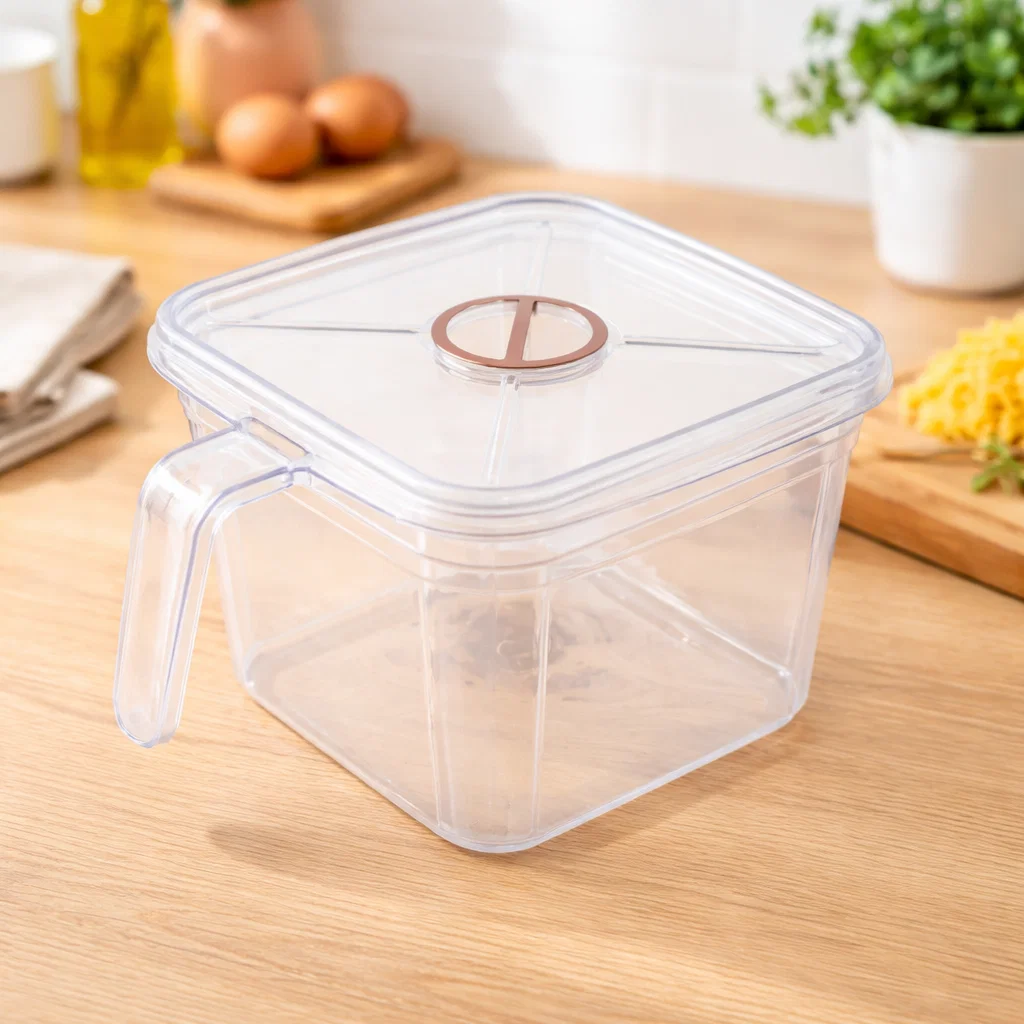 علبة ثلاجة بغطاء(عبوة60)