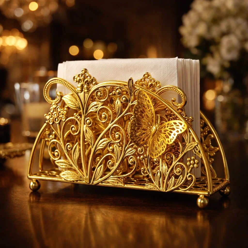 حامل مناديل فراشة(عبوة100)