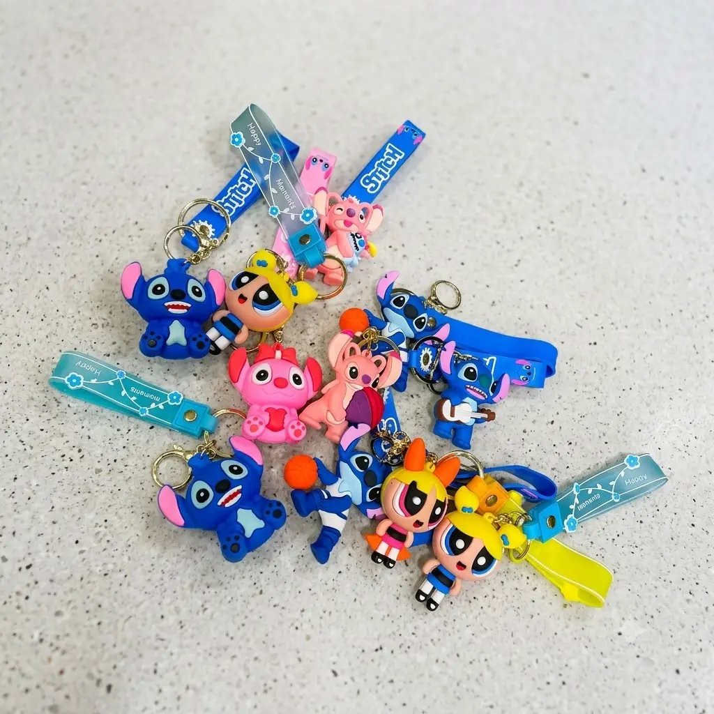 ميداليات Stitch+Powerpuff Girls