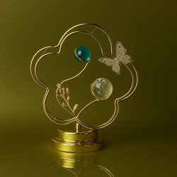 ديكور مضئ كورة ازرق [ عبوة 36 ]