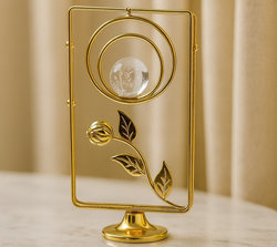 ديكور ذهبي بلوره [ عبوة 48 ]