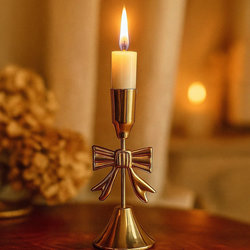 شمعدان معدن وسط [ عبوة 72 ]