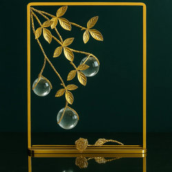 ديكور ذهبي بلوره [ عبوة 24 ]