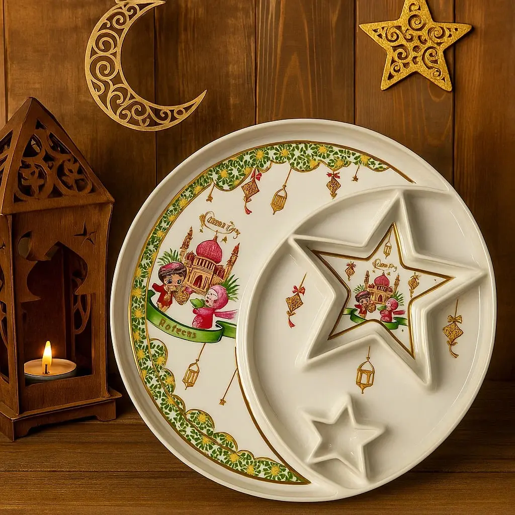 طبق تسالي نجمة هلاال ايرانى [ عبوة 48 ]