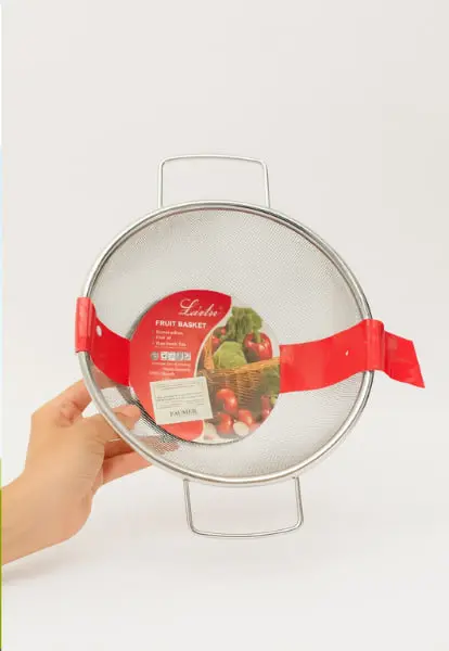 مصفي مدور بيدين 20 سم(عبوة100)