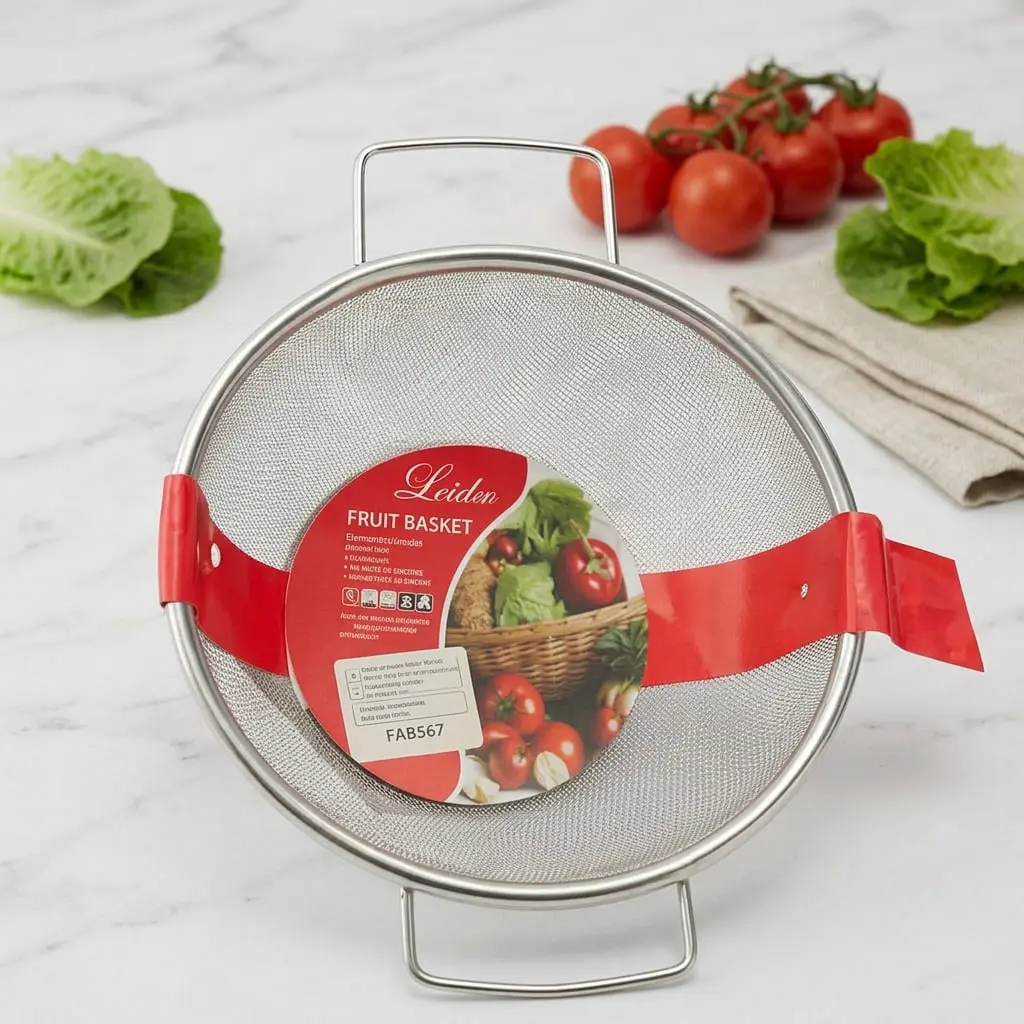 مصفي مدور بيدين 20 سم(عبوة100)