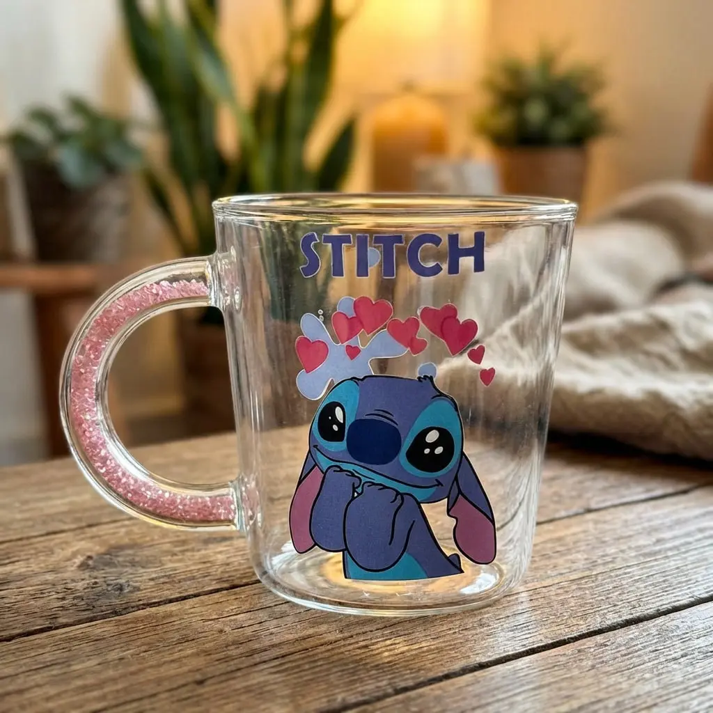 مج زجاج ديزني يد جليتر*60