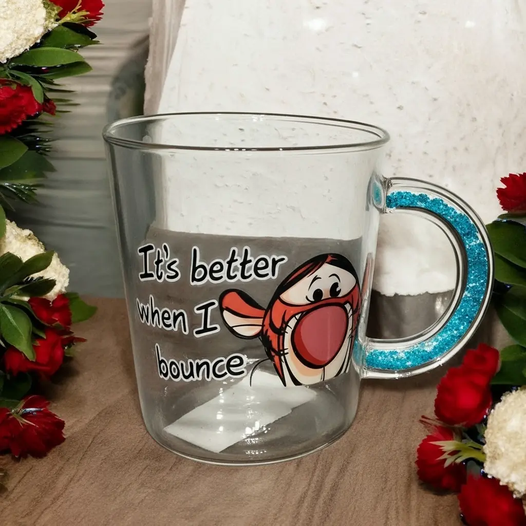 مج زجاج ديزني يد جليتر*60