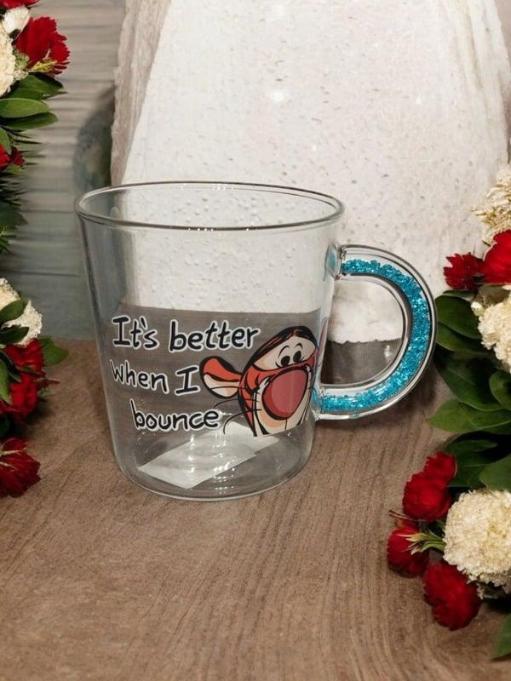 مج زجاج ديزني يد جليتر*60