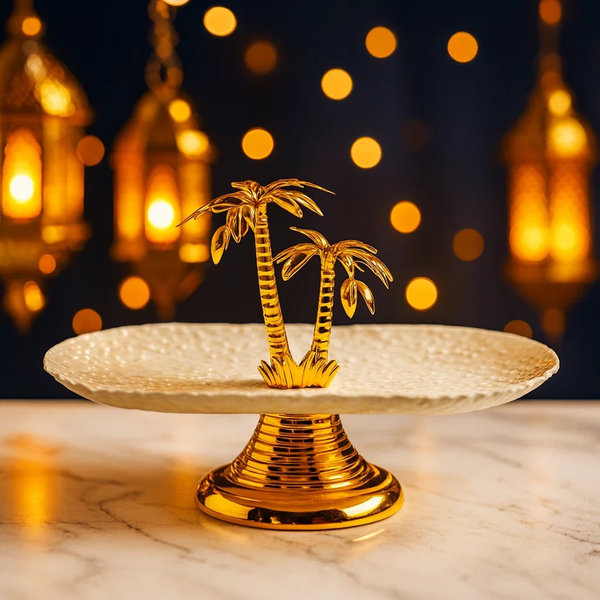 تمارة طبق نخلتين وسط [ عبوة 24 ]