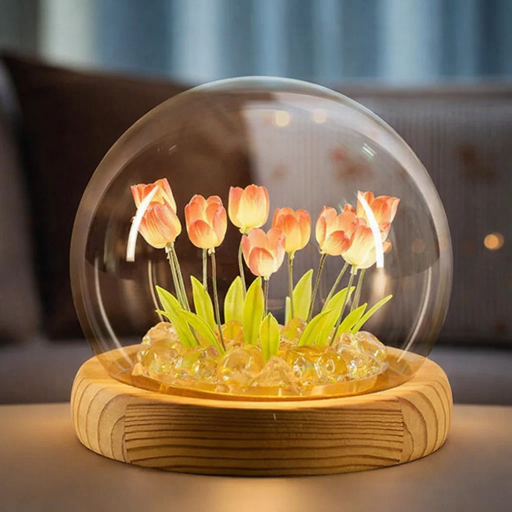 بلورة ورد مضيئ [ عبوة 100 ]