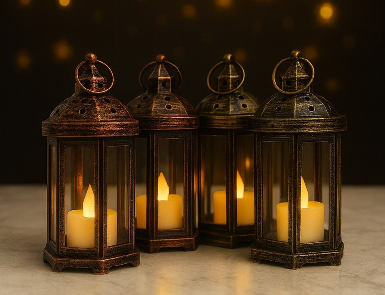 فانوس اكليريك وسط [ عبوة 72 ]