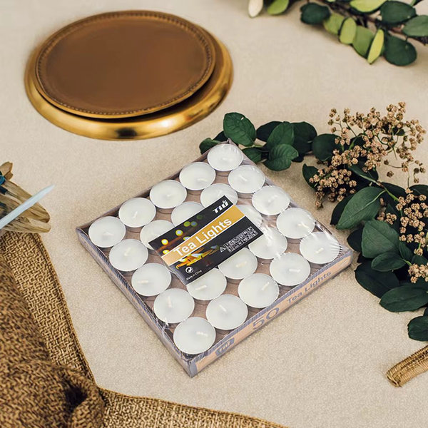 شمع تى لايت 50 ق [ عبوة 40 ]