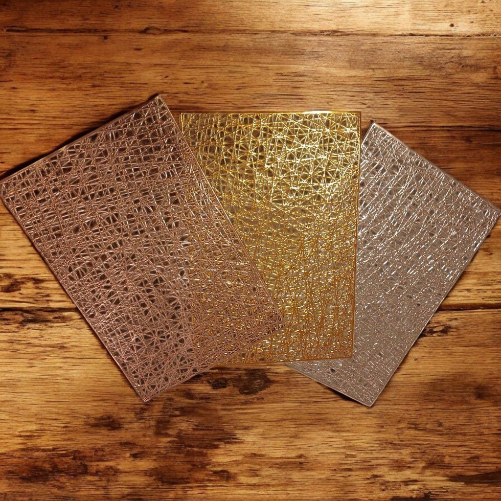 كوستر اشكال ذهبي روزجولد ذهبي لامع*300