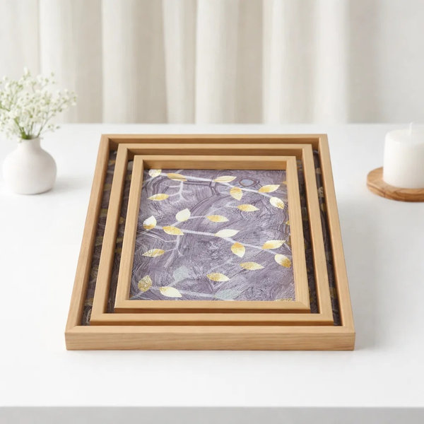 صينية خشب 3*1 [ عبوة 12 ]