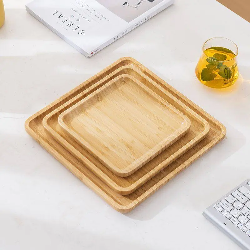 صينية خشب 3*1 مربع [ عبوة 12 ]