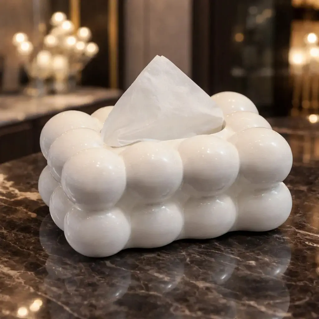 علبه مناديل بابيلز ابيض 4 كوره [ عبوة 24 ]