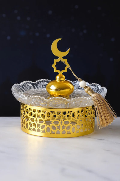 تمرية زجاج ذهبي [ عبوة 24 ]