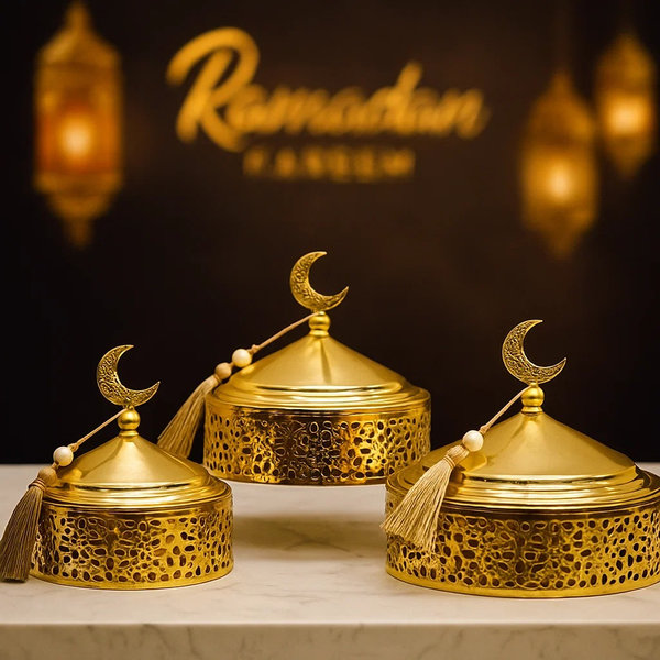 طقم كاندي اسلامي 3 ق ذهبي [عبوة 24 ] [ عبوة 24 ]
