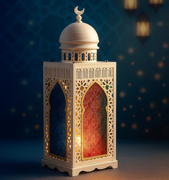 ديكور برج ماذنه ابيض [ عبوة 12]