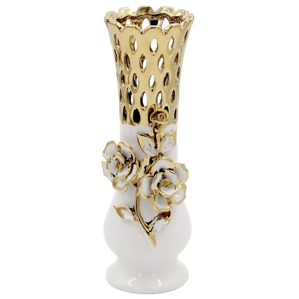 فازة ورد بارز وسط [ عبوة 36 ]