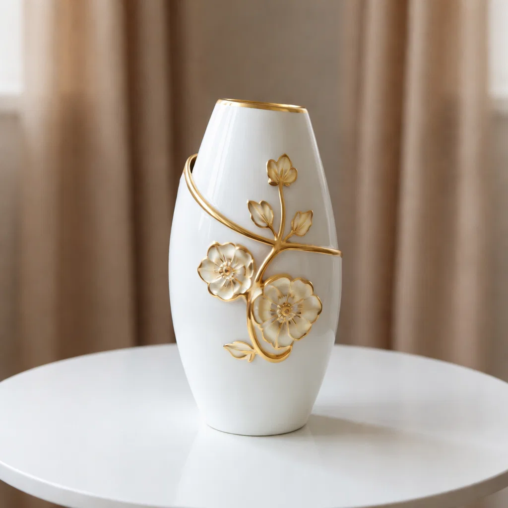 فازه مسلوب ورد بارز وسط [ عبوة 36 ]