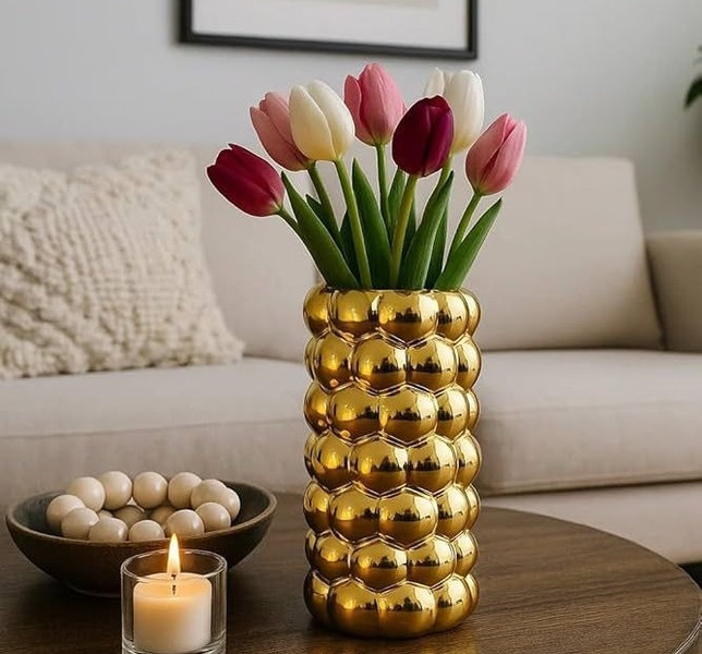 فازة بابيليز ذهبي وسط [ عبوة 72 ]