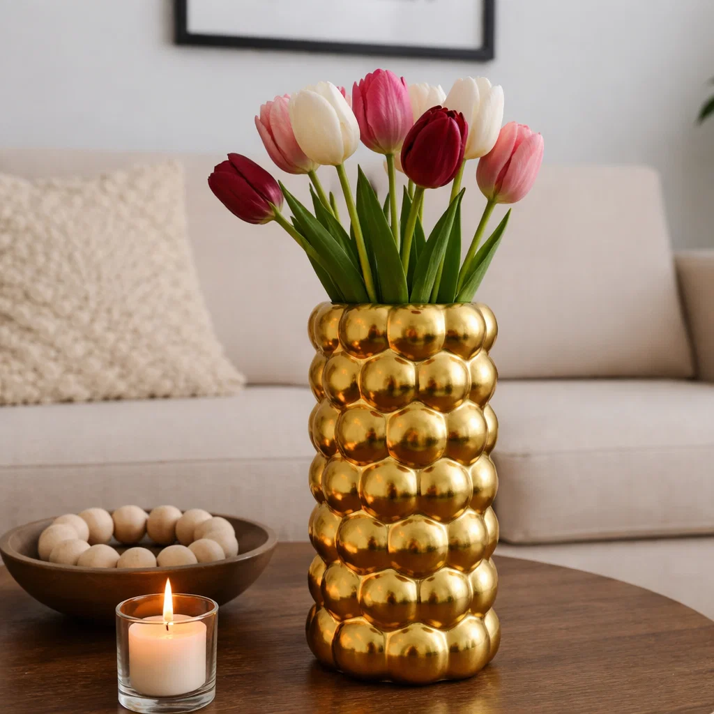 فازة بابيليز ذهبي وسط [ عبوة 72 ]