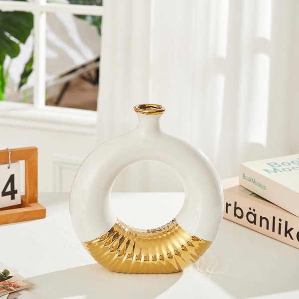 فازة دونت ابيض فى ذهبى ص [ عبوة 48 ]