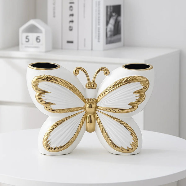 فازة فراشة شكل جديد وسط [ عبوة 48 ]