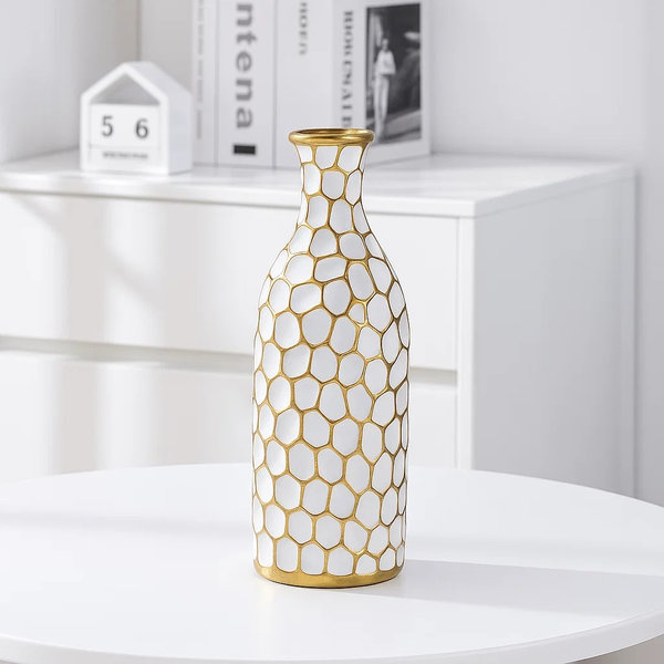 فازة دواير ابيض فى جولد [ عبوة 30 ]