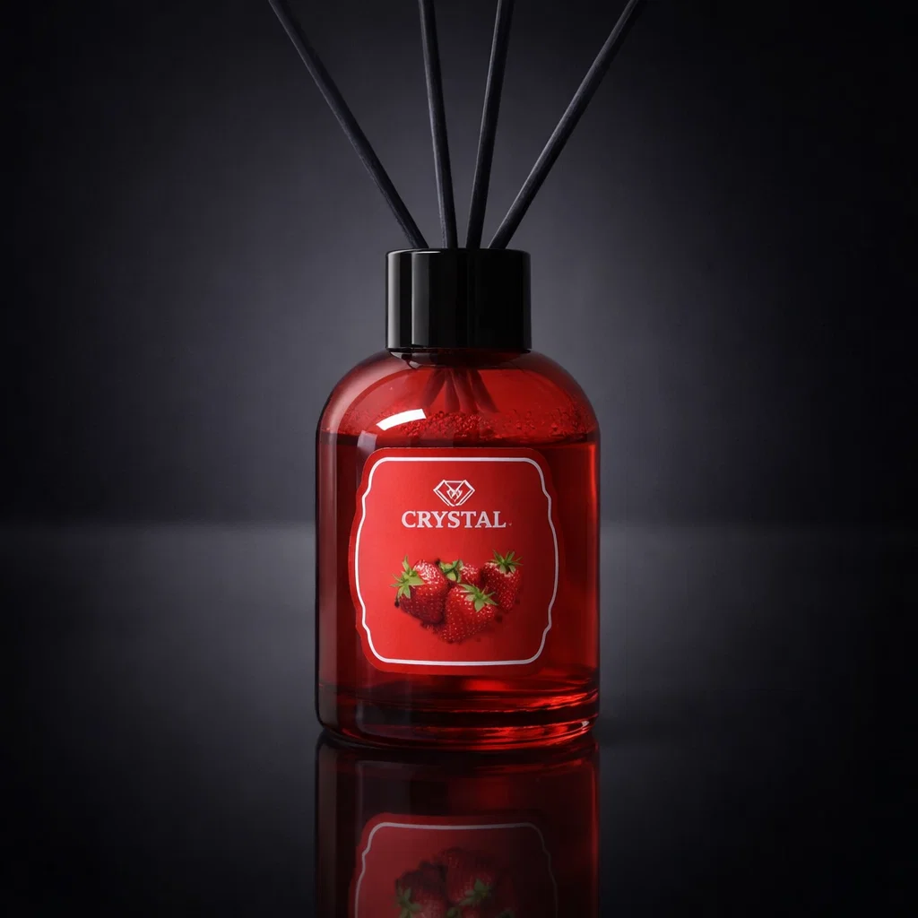 عيدان كريستال-توت احمر [عبوه 50] 