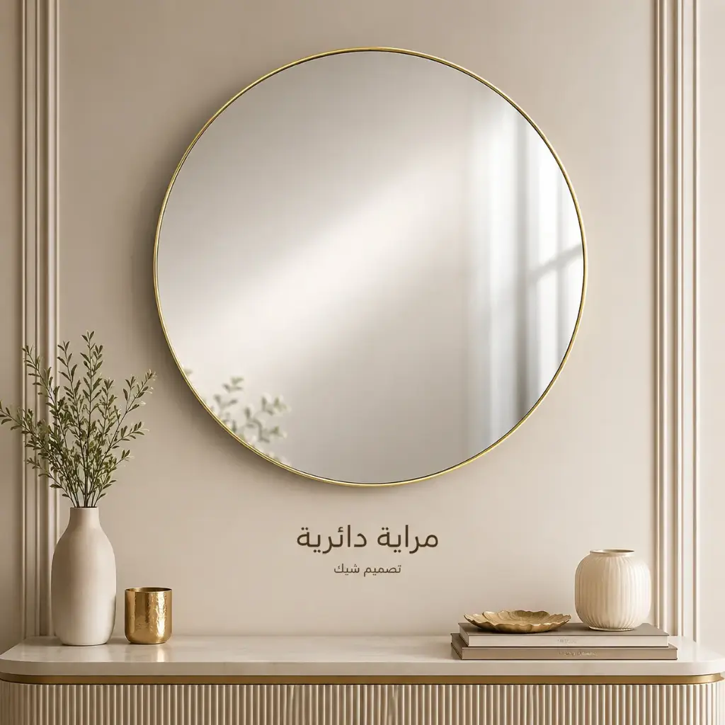 مرايا دائرة مقاس 50*50 ضد الكسر (عبوه 17)