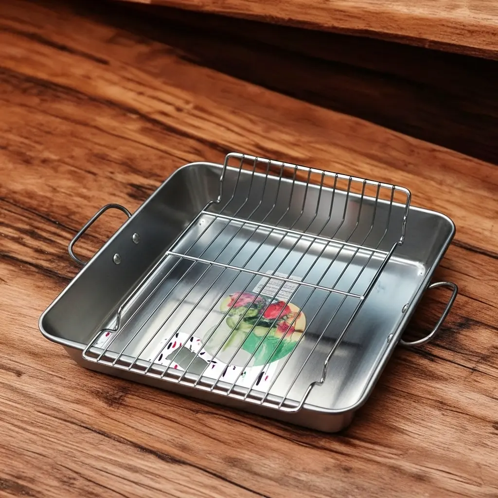 شوايه استانلس 30 سم*80