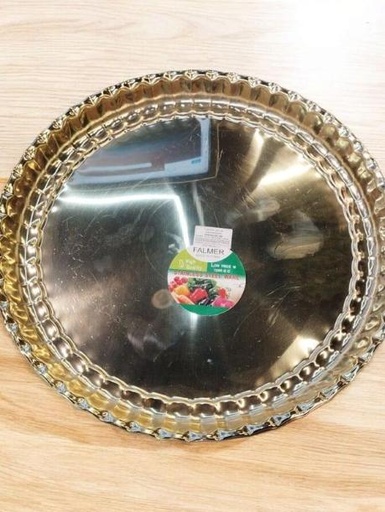 [DD-498] صينية استانلس ذهبي 50سم*40