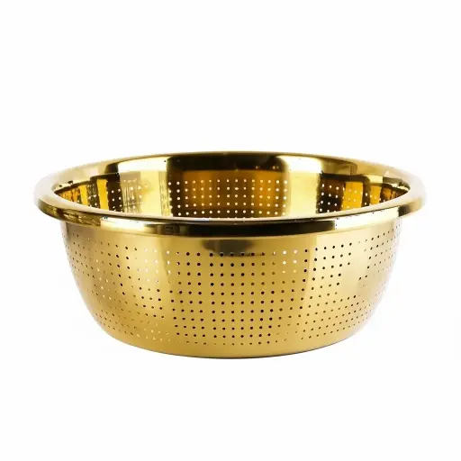 [AA-488] مصفاة استانلس ذهبي 30سم*60