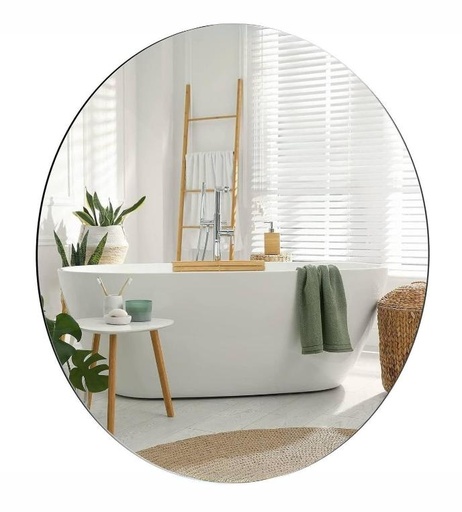 [X-263] مرايه بدون إطار 50  سم مدور [عبوه 100]