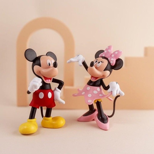 [G-461] طقم 2 تمثال ميكي ميمي *100