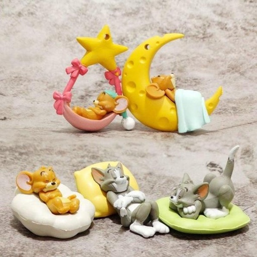 [G-462] طقم 5 تمثال توم اند جيري*500