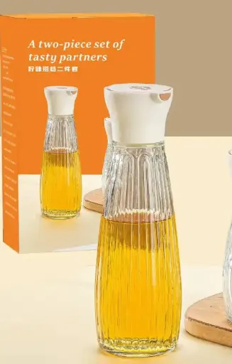 [QQ-632] زجاجه زيت زجاج [عبوه 40]