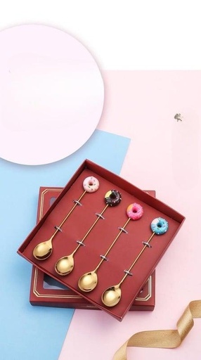 [SS-198] طقم 4معلقه استانلس [عبوه 200]