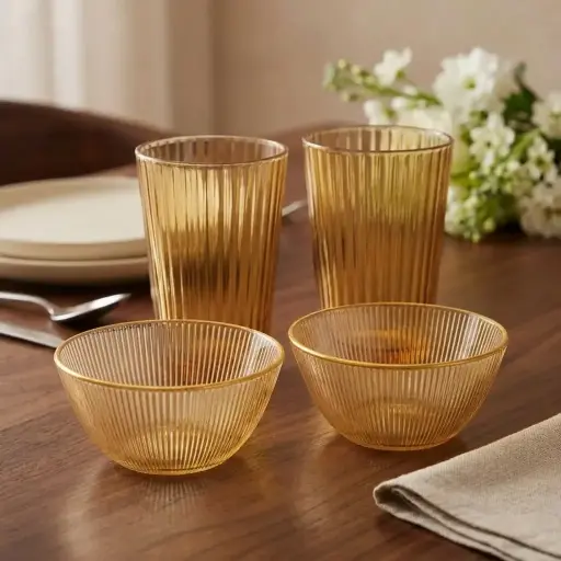 [GG-442] طقم زجاج 2 شوب + 2 بوله * 16