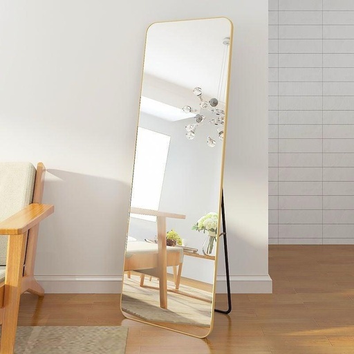 [X-280] مرايا 50*160 سم ذهبي ضد الكسر مربع X-280 [عبوه 6]