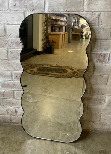 [X-297] مرايا 40*80 سم اسود ضد الكسر موجه X-297 [عبوه 16]