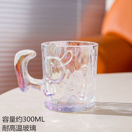 [GG-504] كوب زجاج ارنب بيرلي * 24