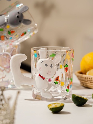 [GG-505] كوب زجاج رسومات * 24