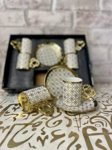 [MF-9F] طقم قهوه بورسلين*24