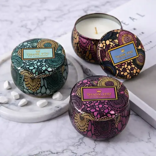 [M-233] شمع منديلا صويا جديد 100 جرام *96