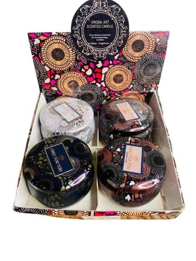 [M-233] شمع منديلا صويا جديد 100 جرام *96